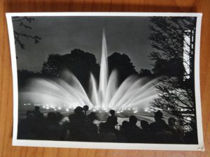 Postcard Wasserlichtkonzert Hamburg 1953