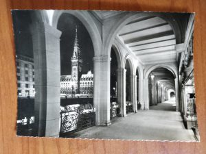 Postcard Hamburg Alsetrarkade