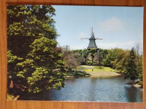 Postcard Bremen Windmuhle