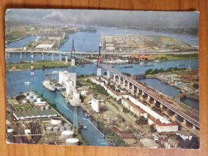 Postcard Hamburg Kohlbrandbrucke