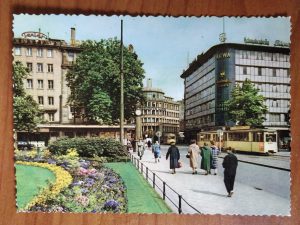 Postcard Dusseldorf Corneliusplatz
