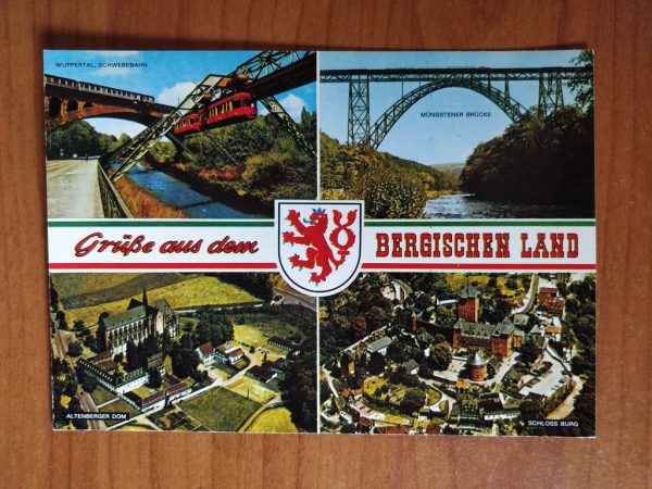 Postcard Grusse aus dem Bergischen land