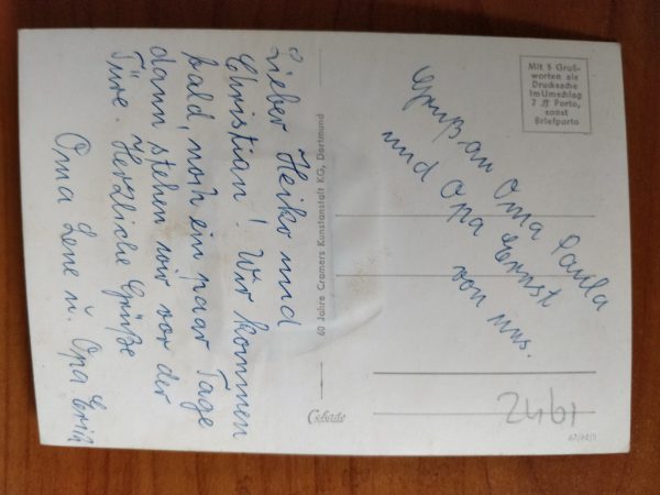 Postcard Ich Komme - Image 2