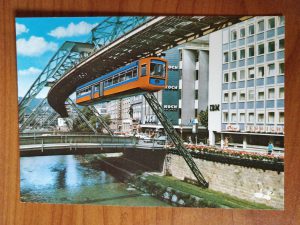 Postcard Elberfeld Schwebebahn