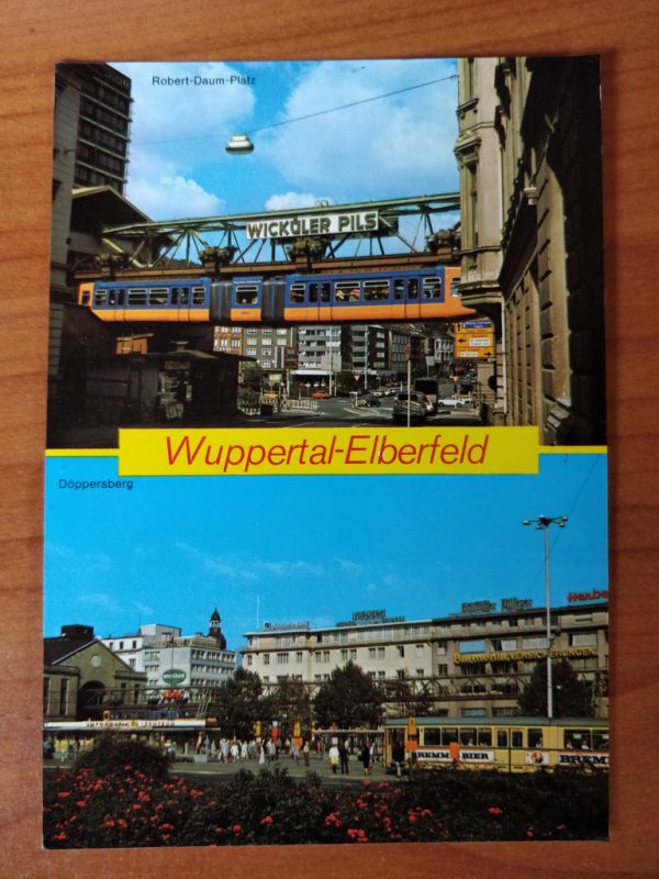 Postcard Wuppertal Elberfeld 2 pictures
