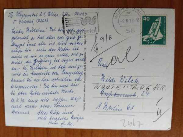 Postcard Wuppertal Elberfeld 2 pictures - Image 2