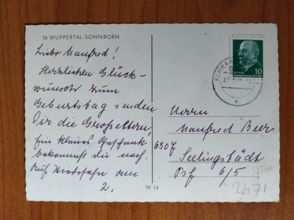 Postcard Wuppertal Sonnborn - Image 2