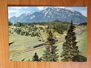 Postcard Garmisch Partenkirchen Zug