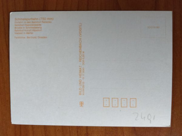 Postcard Freital Hainsburg Zug - Image 2