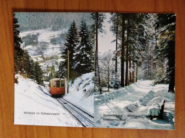 Postcard Train Schwarzwald