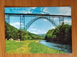 Postcard Eisenbahnbrucke Wuppertal