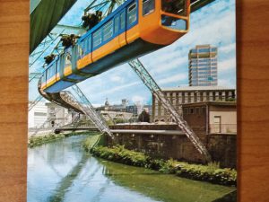 Postcard Wuppertaler Schwebebahn