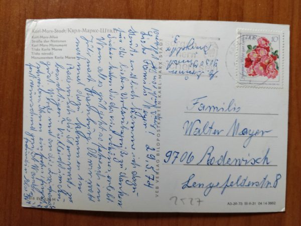 Postcard Karl Marx Stadt - Image 2