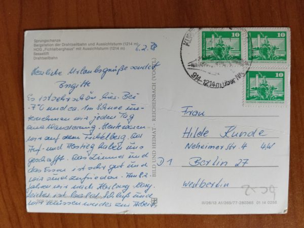 Postcard Kurort Oberwiesenthal - Image 2