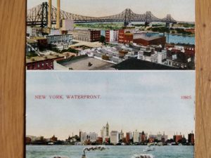 Postcard New York Island Bridge