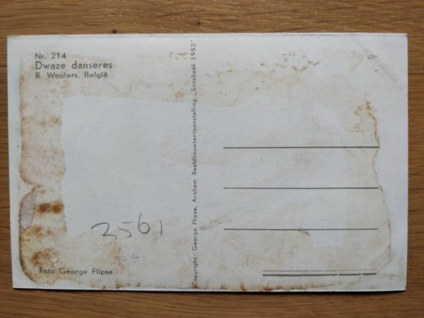 Postcard Dwaze Danseres Wouters - Image 2