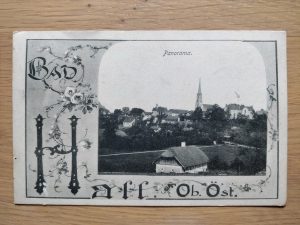 Postcard Panorama Bad Hall