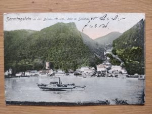 Postcard Sarmingstein Donau