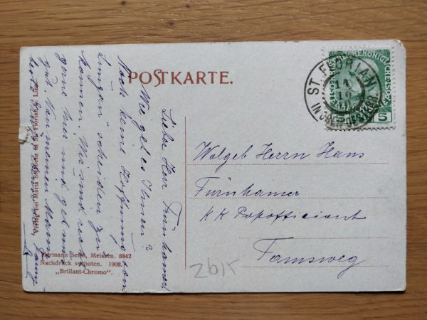 Postcard Gruss aus St Florian - Image 2