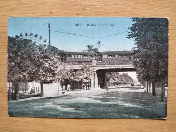 Postcard Wien Prater Hauptallee