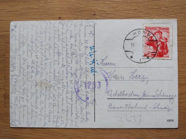 Postcard Grunberg bei Horn - Image 2