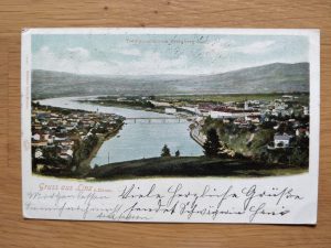 Postcard Gruss aus Linz