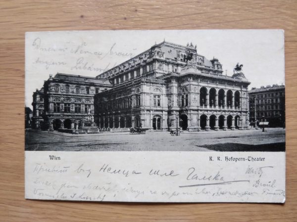 Postcard Wien Theater