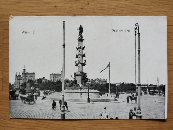 Postcard Wien Praterstern