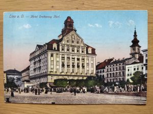 Postcard Linz am Donau Hotel