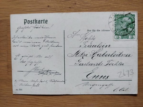 Postcard Linz am Donau Freinberg - Image 2