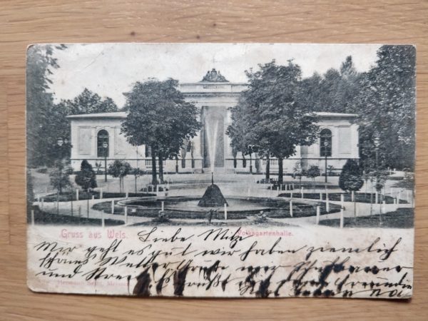Postcard Gruss aus Wels