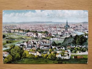 Postcard Wien Donau