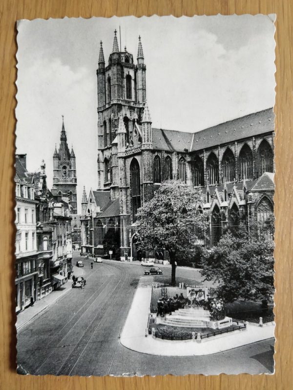 Postcard Gent Church