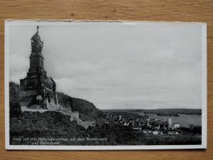 Postcard Nationaldenkmal Niederwald Rudesheim