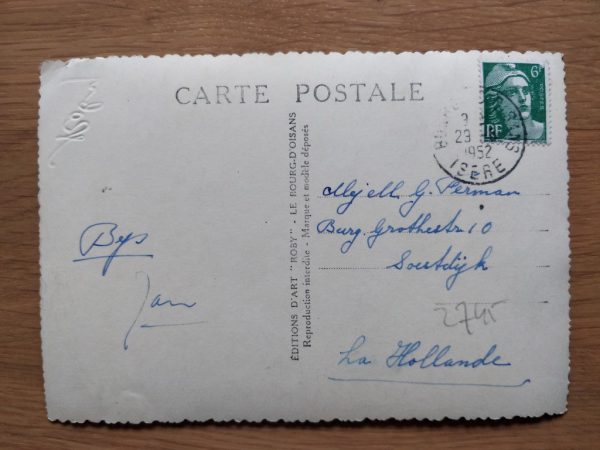 Postcard Bourg D Oisans Reculos - Image 2
