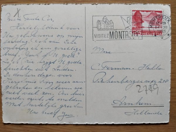 Postcard Villas Dubouchet Clarens Montreux - Image 2