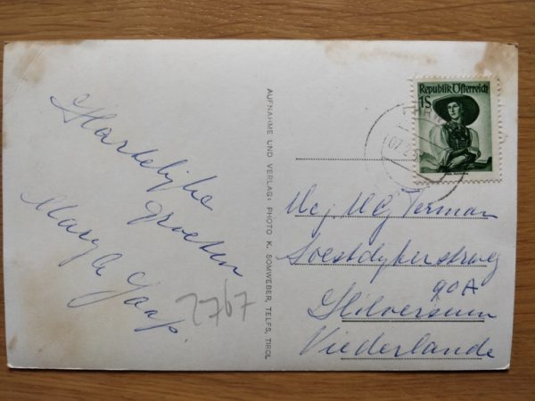 Postcard Ehrwald Church - Image 2