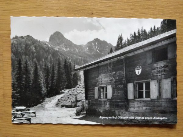 Postcard Alpengasthof Gotzner Alm