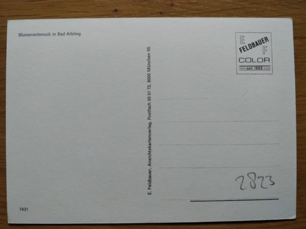 Postcard Flowers Bad Aibling - Image 2