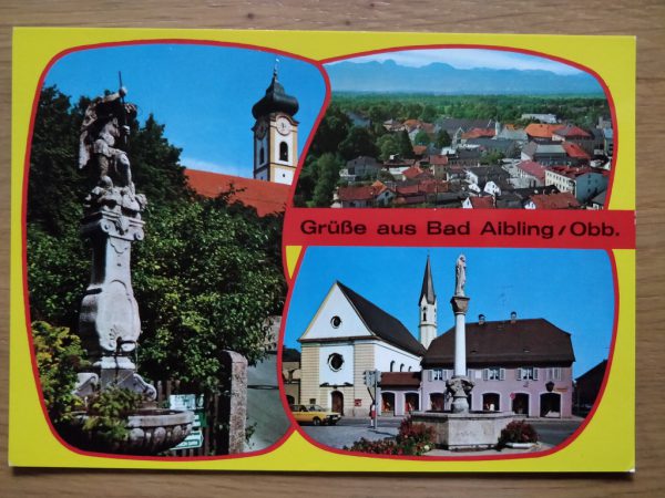 Postcard Grusse aus Bad Aibling