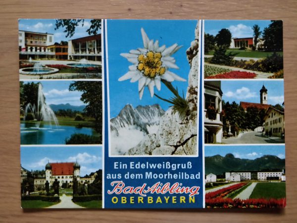 Postcard Moorheilbad Bad Aibling