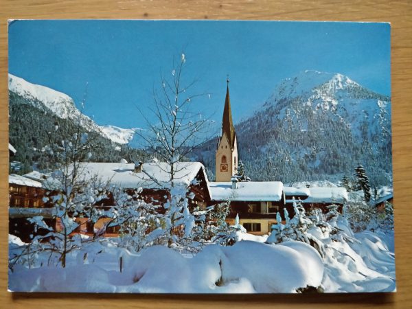 Postcard Oberstdorf Church