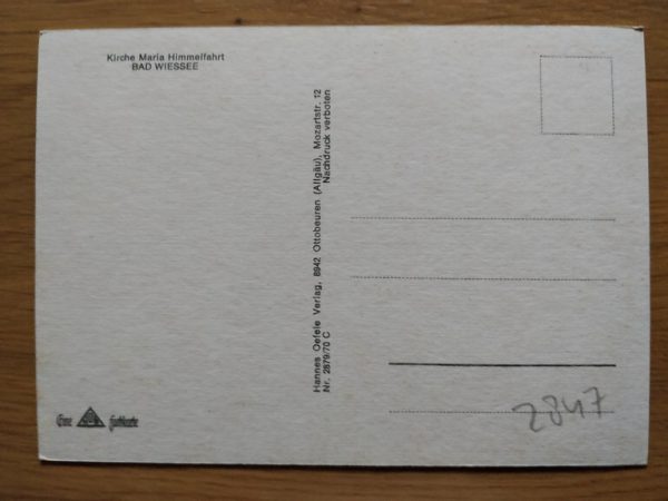 Postcard Maria Himmelfahrt Bad Wiessee - Image 2