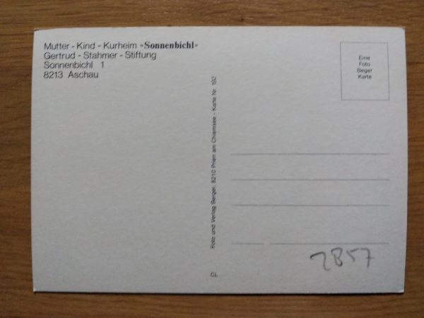 Postcard Mutter Kind Kurheim Aschau - Image 2