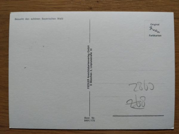 Postcard Bayerischen Wald Kaitersberg - Image 2