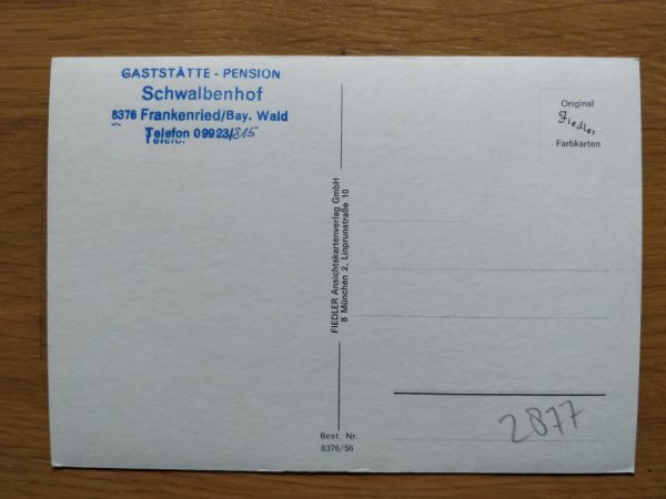 Postcard Orientierungskarte Kaitersberg - Image 2