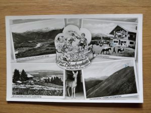 Postcard Blomberghaus Bad Tolz