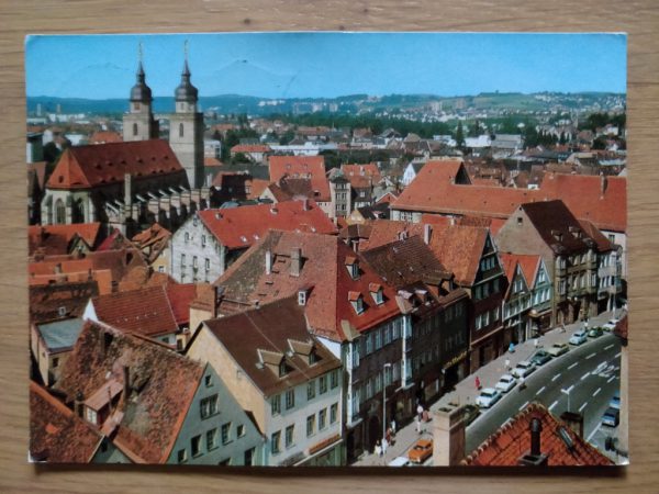 Postcard Bayreuth Kirche