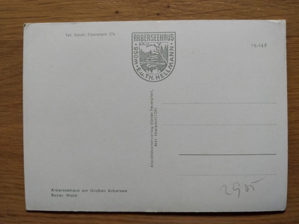 Postcard Haus am Grossen Arbersee - Image 2
