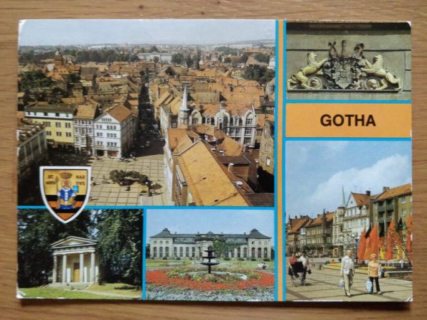Postcard Gotha 5 pictures